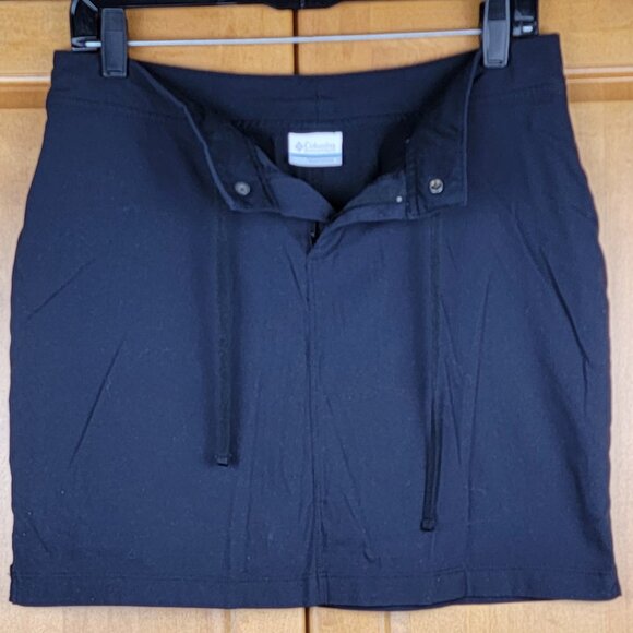 Women's Columbia Black Athletic Skort with Back Pocket  - 6 - Picture 2 of 10